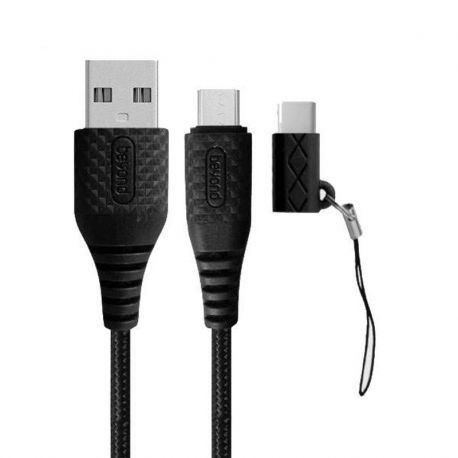 کابل تبدیل USB به microUSB/USB-C بیاند مدل BA-305
