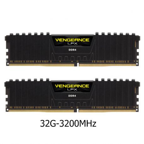 رم کورسیر32 گيگابايت دو کاناله مدل Vengeance LPX DDR4 3200MHz